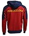 Fc Barcelona Hoodie Adults Zip Front Fleece Sweatshirt Jacket Blue (XL)