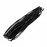 uxcell Polyolefin 13M Length 2mm Dia Heat Shrinkable Tube Sleeving Black