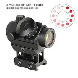 ohhunt 2 MOA Micro Red Dot Sights 1x25mm Scope with