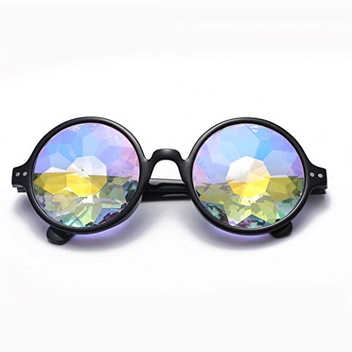 image for Sonmer Fashion Unisex Kaleidoscope Chic Diffracted Sunglasses,Funny Vi