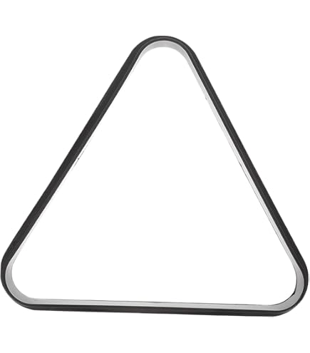 Smart Rack 8 Ball – Triangle Billard Aluminium – Boules 5,7 Cm – Pliable, Charnière Auto – Fabriqué UK