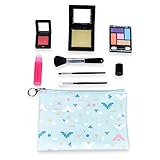 TOKIA Pretend Play Makeup Kit for Girls with Cosmetic Bag(Candy Green)