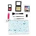 Tokia Pretend Play Makeup Kit for Girls with Cosmetic Bag(Candy Green)