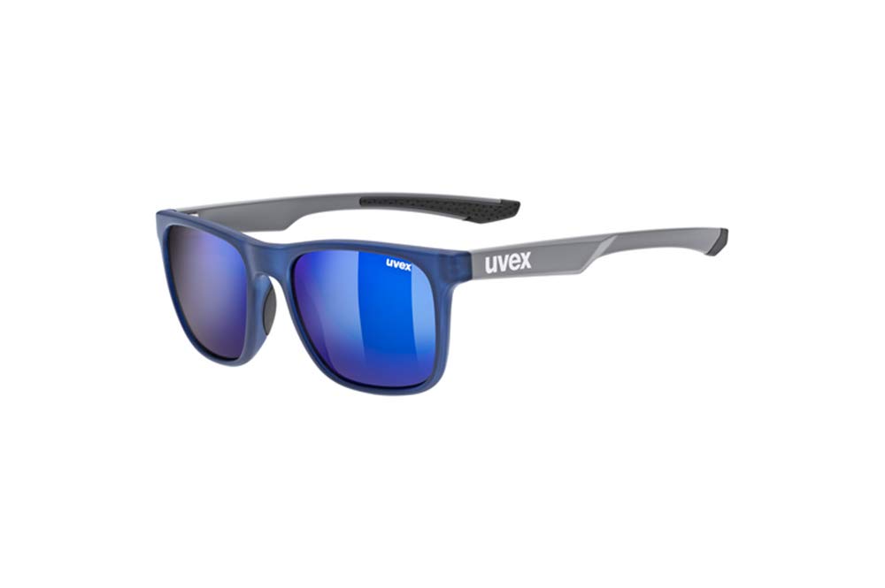 uvex LGL 42 - Sunglasses for Men and Women - Mirrored Lenses - Filter Category 3 - Blue Grey/Blue - One Size