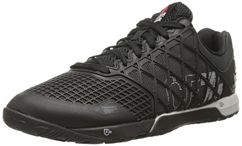 Reebok Men's Crossfit Nano 4.0 Training Shoe, Black/Gravel/Steel, 8 M US