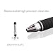 Dimples Excel Stylus Pen Replaceable Disc Tips with Shock Absorbing Silicone Connection for iPad Tablet Kindle Touchscreen Devices (Disc Tips with Silicone Connection)
