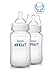 Philips Avent Anti-Colic Baby Bottles Clear, 11oz, 2 Piece
