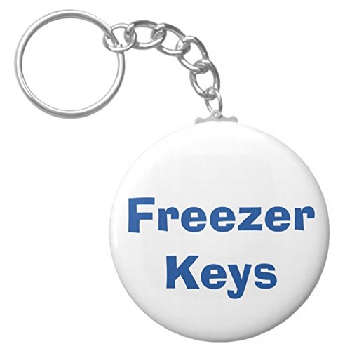 A&T Designs Freezer Keys 2.25â€ Keychain Refrigerator Food