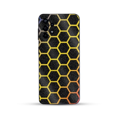 Glossy Glitter Phone Skin Compatible with Gabb Phone 3 Pro - Primary Honeycomb…