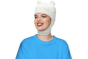Zadin Finn Hat, Adventure-Themed Hat, White Bunny Costume Cap, Human Costume Cosplay, Fantasy Explorer Dress-Up Accessory