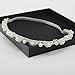 Udobuy Super Cute Delicate Baby Girls Newborn Toddler Elastic Headbands Hairband Headwear with Pearl Rhinestone Flower