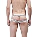 Black Mesh Jockstrap Thong for Men Sexy Breathable G-string Black Size M