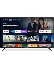 SANSUI ES40V1FA, FHD 40 inch Smart TV 1080p Android 11 TV with Google Assistant(Voice Control), Screen Share, HDMI, USB (2022 Canada Model)