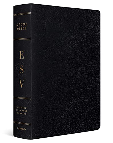 ESV Study Bible, Large Print (Black, Indexed)