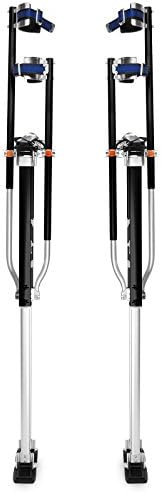 48"- 64" Black Drywall Stilts Painters Walking Finishing Tools Adjustable