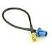 RF design RF Pigtail Cable Blue Fakra C Male to SMA Male Connector RG174 6'' for GPS Antenna