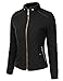 Doublju Womens Lightweight Padded Quilted Zip-Up Jacket