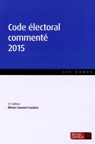 Code électoral commenté 2015