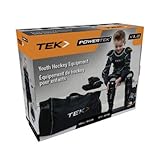 New PowerTek V1.0 Tek 6 pc. Ice Hockey Pad Equipment Starter Set Youth Medium