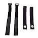 MFC Black Rear Window Roll Up Snap Straps & Soft Top Sunrider Straps Fit for Jeep Wrangler 2007-2021