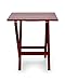 Camco 51694 Red Large Adirondack Portable Outdoor Folding Side Table, Perfect for The Beach, Camping, Picnics, Cookouts and More, Weatherproof and Rust Resistant