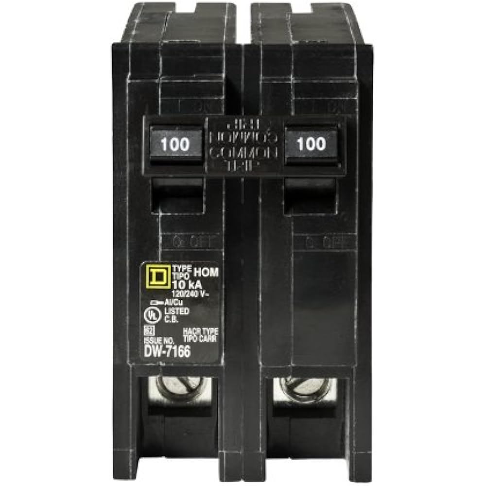 Square D Schneider Electric HOM2100CP Homeline 100-Amp Two-Pole Circuit