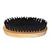 Live Bearded: Premium All-Natural Boar Bristle Beard Brush - Real Wooden Handle - Supports Beard Hair Growth, Style Control and Oil Production - Tames Big and Wild Beards - Easily Daily Grooming