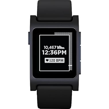 Pebble Smartwatch for iOS and Android – White/White