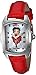 Invicta Women's 'Character Collection' Quartz Stainless Steel and Leather Casual Watch, Color:Red (Model: 25249)