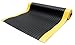 Bertech Anti Fatigue Floor Mat (Made in USA), 4 Feet Wide x 6 Feet Long x 3/8 Inches Thick, Ribbed Pattern Top, Black with Yellow Border, RoHS and REACH Compliant