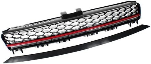 2016 MK7 Volkswagen Golf/GTI/Rabbit 2.0T - MK7 GTI Badge- Less Grille- Red Stripe
