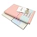 Yansanido 2 Pcs Random Colour Pocket Notebooks, 3x5 Inch Mixed Lined and Blank Paper Mini Order Notebooks With PU Leather Cover (2)