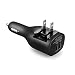 Car Charger,Dual USB Wall Charger and Car Charger with Travel Adapter Foldable Plug Home for iPhone X Xs MAX 6 7 8 Plus, iPad Mini Air Pro, Galaxy S10 9 8 7 Plus, LG Google one Plus 6 Phone