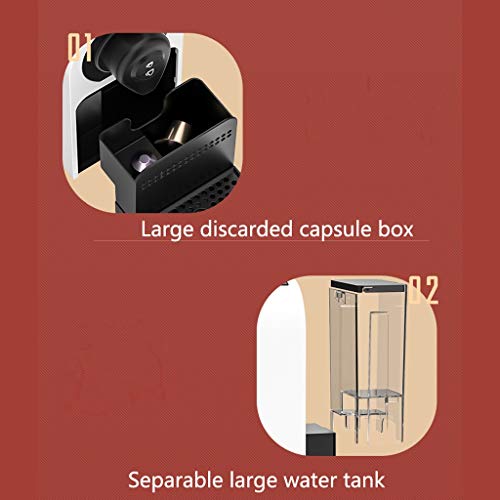 Dzwyc Kaffeemaschine 19bar Abnehmbare Vollautomatische Kaffeemaschine mit Gräber Home Office Kleine Espresso… – Bild 4