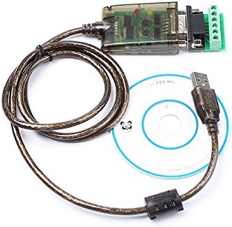 USB 2.0 to RS422 RS485 Adapter Cable FTDI Chipset line Magnetic Ring With LED Light