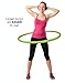 Empower Weighted Hula Hoop for Women, Weighted Fitness Hoop for Exercise, Cardio, Dance, Fat Burning, 2lb