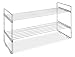 Whitmor 2 Tier Stackable Closet Shelves - Chrome