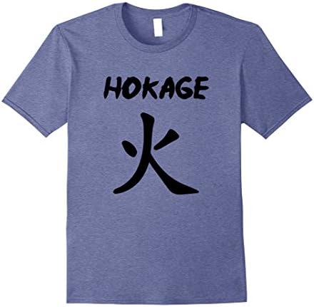Mens Hokage Jersey T-Shirt 2XL Heather Blue