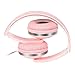 Gorsun Lightweight Sport Headphones with Soft Sweat Proof Earpads - Pink