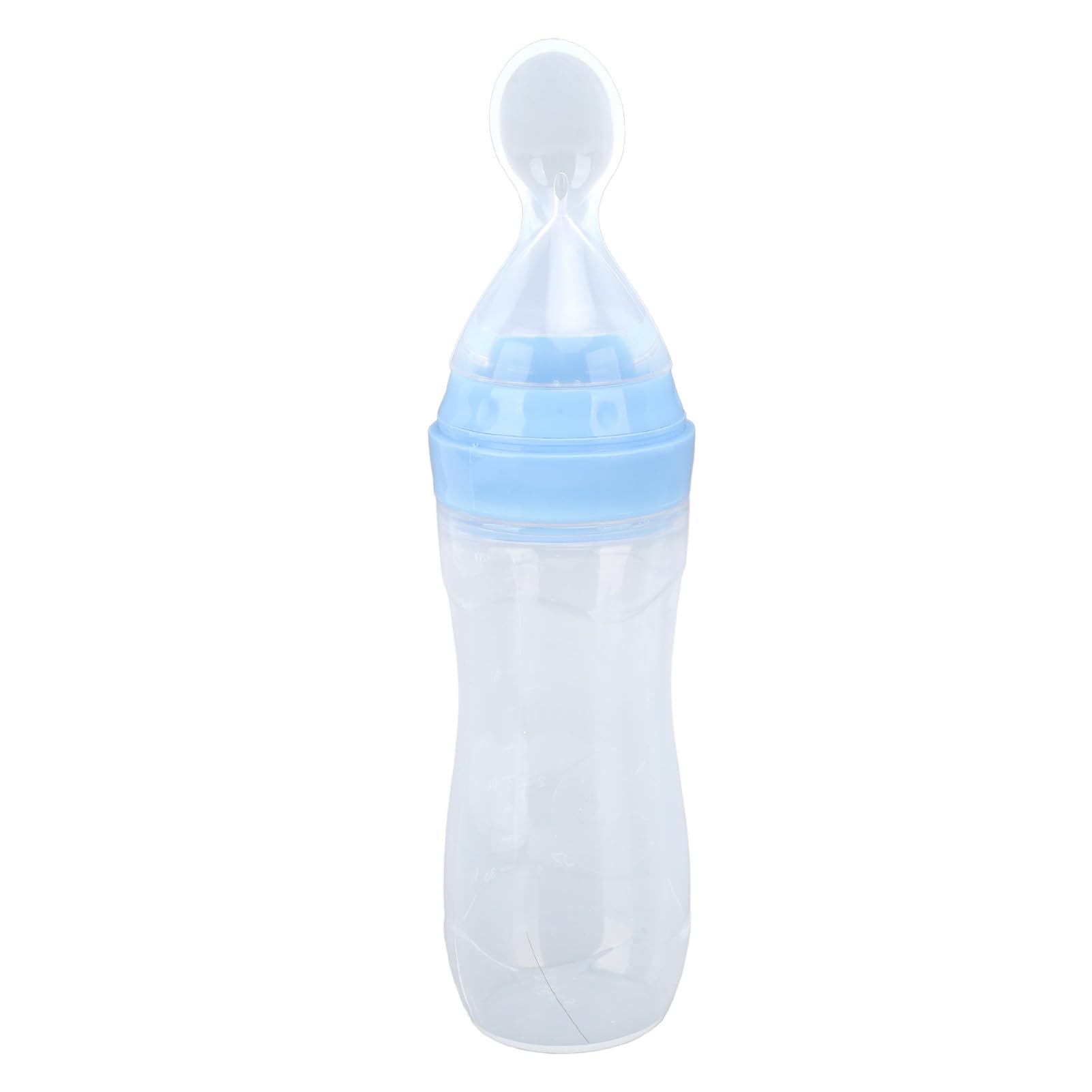 Huairdum Sippy Aid Feeding Cup for Elderly Proof Bedridden Drinking Cup Soft Blue Portable Liquid Nutrition for Patient Care