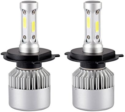 HOTPDR H4 LED Headlight Bulbs Automotive All-In-One Headlamp Kit 35w 6500k 8000Lumen (2 Pcs)