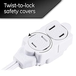 GE 3-Outlet Extension Cord with Multiple Outlets 12