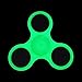 Hand Spinner EDC Focus Fidget Toy Fidget Spinner Glow in The Dark Fluorescent by OWLCE with Hybrid Ceramic Bearing Ultra Durable(Luminous)