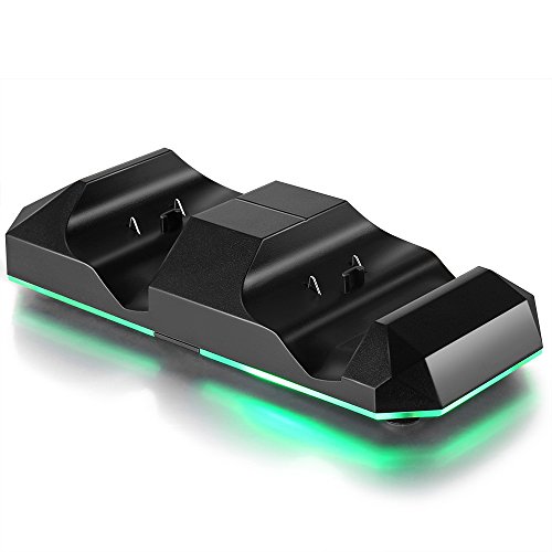 for Xbox One (S) Xbox One X Dual Charging Dock Charger Station with 2