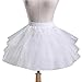 Manfei Girls 3 Layers Wedding Flower Girl Petticoat Slips Underskirt