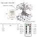 Meedasy Waterproof Outdoor Ball String Lights, 23FT/7M 50 Battery Powered LED Bulbs with 8 Modes Color Changing, Easy Remote Control, Perfect for Garden, Patio, Christmas Tree, Wedding, Holiday Decor