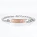 AmorFeel His Only Her One Stainless Steel Matching Bracelets for Couple