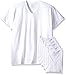 Fruit of the Loom Mens 6Pack TALL White V-Neck T-Shirts Undershirt 2XL