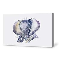 Canvas Wall Art Watercolor Animal Canvas Prints Home Artwork Decoration for Living Room,Bedroom - 12x18 inches