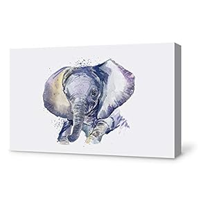 signwin Canvas Wall Art Watercolor Animal Canvas Prints...